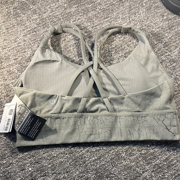 Lululemon Athletica Cracked Gray Sports Bra - Picture 3 of 5